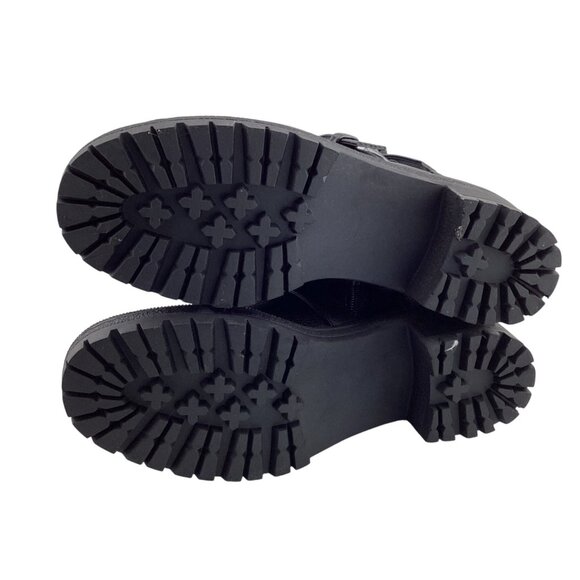 Kenneth Cole Reaction Womens Tate Biker Jewel Boots Size 6 NWB Lug Sole - Picture 6 of 6